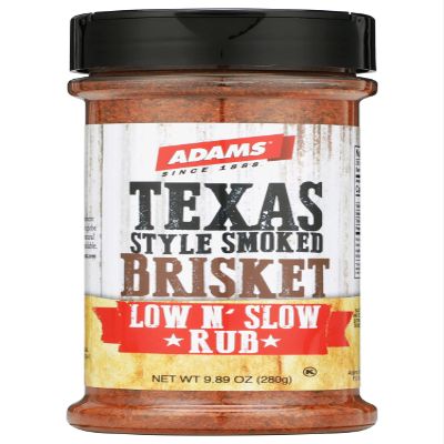 Adams Texas Style Smoked Brisket Low N Slow Rub, 9.89 Ounce Bottle (Pack of 1)