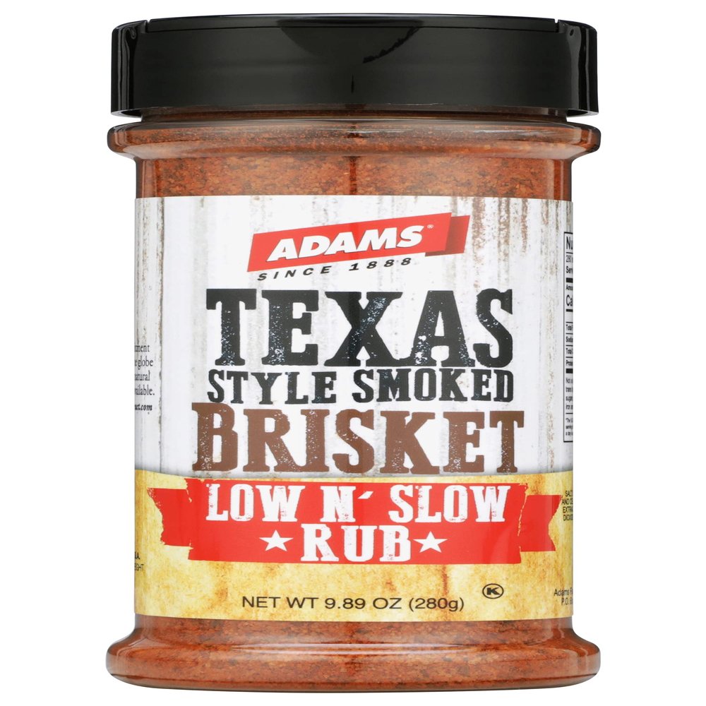 Adams Texas Style Smoked Brisket Low N Slow Rub, 9.89 Ounce Bottle (Pack of 1)