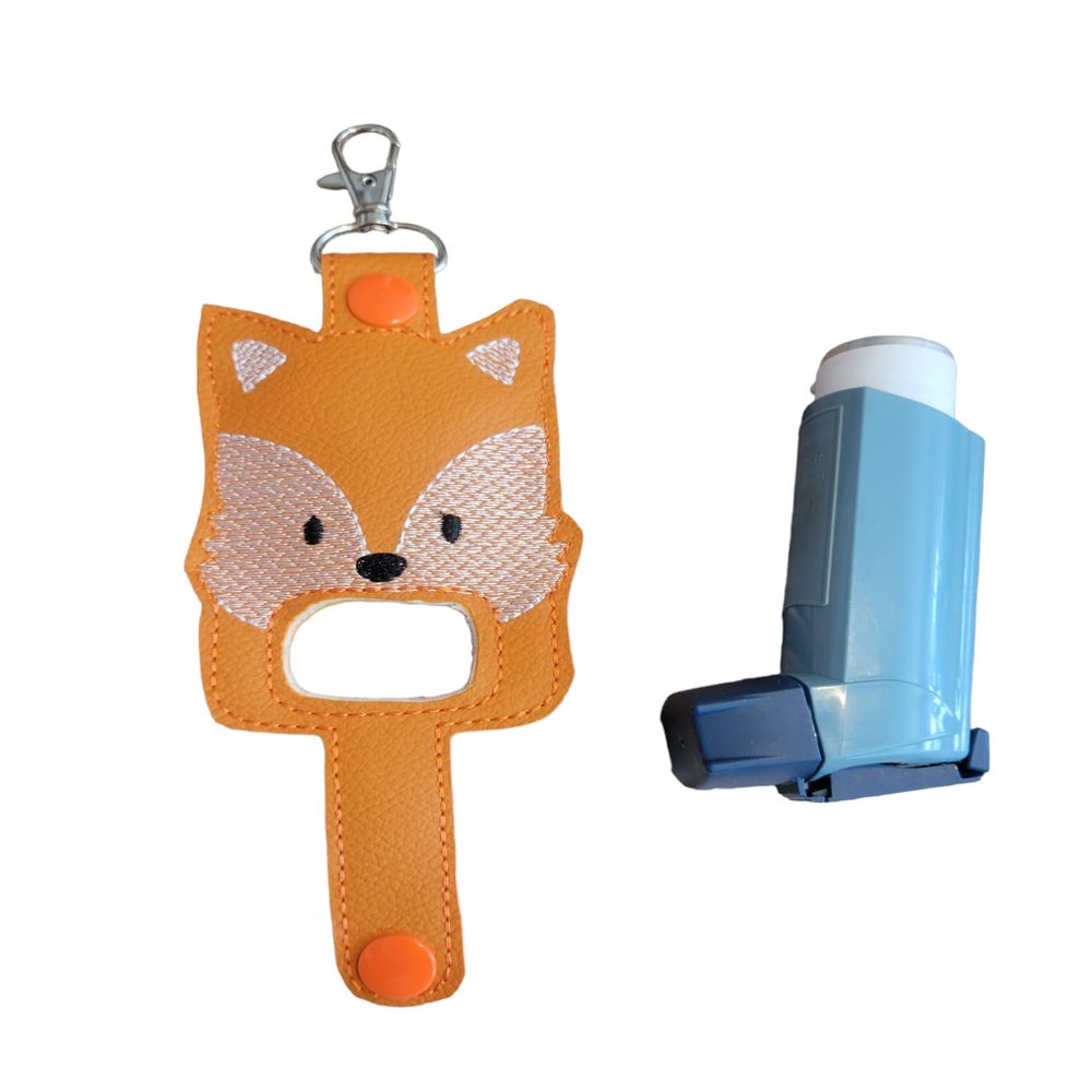Fox Inhaler Holder Key Chain