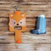 Fox Inhaler Holder Key Chain view 2
