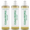 THE CLEAN PEOPLE Liquid Dish Soap - Clean, Simple Ingredients - Extra Scrubbing Power (Lemon Verbena Scent) 12 fl. oz (3 Pack) view 1