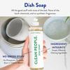 THE CLEAN PEOPLE Liquid Dish Soap - Clean, Simple Ingredients - Extra Scrubbing Power (Lemon Verbena Scent) 12 fl. oz (3 Pack) view 3