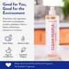 THE CLEAN PEOPLE Liquid Dish Soap - Clean, Simple Ingredients - Extra Scrubbing Power (Citrus Clove Scent) 12 fl. oz (3 Pack) view 2