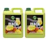 Possmei Peach Flavored Syrup, 5.5 Pound Plastic Jar 2 Pack view 1