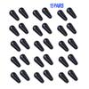 15 Pairs Eyeglass Nose Pads Adhesive Silicone Soft Anti Slip Nose Pads for Plastic Frames Eyeglasses and Sunglasses (Black 1.8mm) view 2