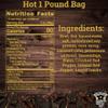 Lone Star Hot Flavored Beef Jerky - 1 Pound Resealable Bag - Hickory Smoked Handcrafted Flavor - High Protein Healthy Meat Snack view 2