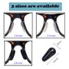 15 Pairs Eyeglass Nose Pads Adhesive Silicone Soft Anti Slip Nose Pads for Plastic Frames Eyeglasses and Sunglasses (Black 2.5mm) view 3