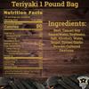 Lone Star Teriyaki Beef Jerky - 1 Pound Resealable Bag - Hickory Smoked Handcrafted Flavor - High Protein Healthy Meat Snack view 2