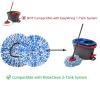 2 Pack Mop Replace Heads Compatible for OCeda, Spin Mop Refill Head Replacement for RinseClean 2-Tank System - Fluffy Microfiber, Machine Washable and Easy to Replace view 3
