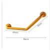 Grab Bars Wall-Mounted Towel Rack Grab Bar Safety Handrail-304 Stainless Grab Bar Grab Rails Safety Support Rail Steel Bathroom/Shower Bathroom Handrail, Armrest Anti-Slip Handrail Bath ( Color : Natu view 2