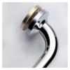 ALDEPO Grab Bars Bathroom Polished Chrome Copper Grab Bar, Wall-Mounted Safety Support Grab Rail, Bathtub Shower Anti-Slip Handrail, Towel Rail (Size : 47Cm) view 3