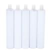 HAOREBAIYU 100pcs 100ml Aluminum Recyclable Empty Toothpaste Tubes with Needle Cap, Refillable Travel Squeeze Bottles for Cosmetic Samples view 1