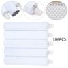 HAOREBAIYU 100pcs 100ml Aluminum Recyclable Empty Toothpaste Tubes with Needle Cap, Refillable Travel Squeeze Bottles for Cosmetic Samples view 3