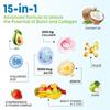 2 Pack Biotin Gummies with Collagen & Keratin for Hair Skin Nails- Women Men, Kids - 120 Blueberry Flavored Gummies view 2