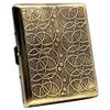 Goshentech Retro Metal case,Plated Bronze,20 Capacity,for Men and Women (Bronze,100mm King Size) view 1