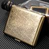 Goshentech Retro Metal case,Plated Bronze,20 Capacity,for Men and Women (Bronze,100mm King Size) view 4