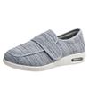 VELITS Unisex Diabetic Slippers Adjustable Edema Walking Slippers Comfort Extra Wide Swollen Feet Sneaker Breathable Elder Footwear,Grey a,14 view 1