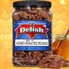 BBQ Honey Roasted Pecans by It's Delish, 1.15 LBS Reusable Jumbo Container | Gourmet Pecan Nuts in Honey Sugar Coating and Barbecue Seasoning, Sweet & Savory Nut Snack - Vegan, Kosher Parve view 3