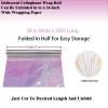 CMFYHM Iridescent Cellophane Wrap Roll I 34 In X 50 Ft I Rainbow Cellophane Roll, Rainbow Wrapping For Baskets,Gifts, Treats,Birthday Wedding Floral, Party Arts Crafts Decoration view 2