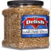 BBQ Honey Roasted Sunflower Seeds by It's Delish, 2.4 LBS Reusable Jumbo Container | Gourmet Sunflower Seeds in Honey Sugar Coating and Barbecue Seasoning, Sweet & Savory Seed Snack - Vegan, Kosher Parve view 1