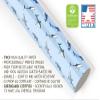 Shark Gift Wrap Premium Luxury Thick Wrapping Paper Sea Ocean Theme Birthday Party Decor (12 foot x 30 inch roll) view 4