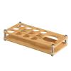 AAGAZA Cup Holder Multipurpose Sturdy Practical Durable Bamboo 12 Slot Storage Rack Display Stand for KTV Holiday Restaurant Pantry Kitchen/1101 view 2