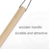 Feather Duster, Lambswool Duster for Cleaning Set of 2, Wooden Handle with Hanging Rope, Washable Reusable Small Hand Duster for Cleaning Wall Plant Desk, Blind Cleaner Duster Tool view 4