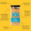 Franklins Gourmet Popcorn Organic Popcorn Kernels for Popping - 28oz Tub Pack of 2 - Made in USA, Non-GMO & All-Natural - Old Fashioned Unpopped Popcorn Kernels for Popcorn Machine view 2