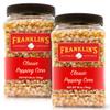 Franklin's Gourmet Popcorn Classic Unpopped Popcorn Kernels, 2 Pack of 28oz. Tub view 1