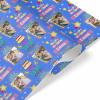 MyPupSocks Customized Photo Birthday Wrapping Paper Roll Royal Blue Celebrate Your Loved One's Birthday with Customized Wrapping Paper 3 Rolls view 3