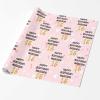 MyPupSocks Personalized Name Birthday Birthday Party Wrapping Paper Pink Make Every Birthday Special with Personalized Wrapping Paper 1 Roll view 2