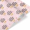 MyPupSocks Personalized Name Birthday Birthday Party Wrapping Paper Pink Make Every Birthday Special with Personalized Wrapping Paper 1 Roll view 3