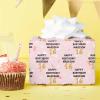 MyPupSocks Personalized Name Birthday Birthday Party Wrapping Paper Pink Make Every Birthday Special with Personalized Wrapping Paper 1 Roll view 4