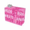 MyPupSocks Personalized Daughter Name Wrapping Paper Pink Printed Great for Congrats, Holiday and Special Occasion 5 Rolls view 1