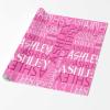 MyPupSocks Personalized Daughter Name Wrapping Paper Pink Printed Great for Congrats, Holiday and Special Occasion 5 Rolls view 2