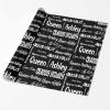 MyPupSocks Personalized Daughter Name Wrapping Paper Design for Christmas Black for Birthday, Holiday, Father's Day, Baby Shower 1 Roll view 2