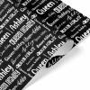 MyPupSocks Personalized Daughter Name Wrapping Paper Design for Christmas Black for Birthday, Holiday, Father's Day, Baby Shower 1 Roll view 3