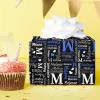 MyPupSocks Custom Couples Name Wrapping Paper Design for Christmas Black Wrapping Paper Roll 3 Rolls view 4