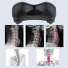 misppro Professional Cervical Traction Pillow Neck Support - Adjustable Height, Portable & Durable ABS Plastic - Black view 2