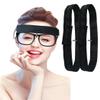 nsgglecher 2PCS Eyeglass Holder for Rhinoplasty Nose Comfortable Non-slip Band for Broken Nose Recovery Nose Guard Glasses Holder Supplier-Black view 1