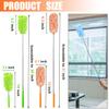 4 pcs Extendable and Washable Microfibre Feather Duster,13" to 30" Reachable, Microfibre Cleaning Tool, Small Dusters for Cleaning Office, Car, Computer, Furniture, Sofa view 2