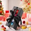 HAPPY POTATO 30 Pack Macaron Boxes for 4 or 5, 41.91.9 Inches, Macaron Packaging Boxes, Black Macaron Box with Window, Macaron Container Gift Boxes with Ribbon view 2