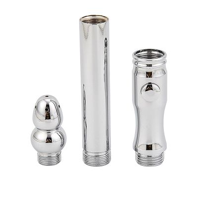 Anal Douche Enema Aluminum Shower Cleaner Douche System Handheld Shower Hose Butt Plug for Couples
