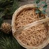 BOXHOME Shred Paper Filler (1LB) Crinkle Cut Paper for Wrapping & Filling Gift Basket Gift Boxes, Kraft-Decoration Raffia Contains Bow view 4