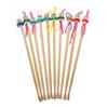 10pcs Wood Bamboo Ear Pick Handmade Wax Remover Mini Doll Earpicks Ear Care Cleaner Tool view 1
