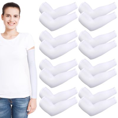 Eurzom 8 Pairs Eczema Sleeve for Adult Teens Eczema Psoriasis Unisex Arm Leg Sleeve for Women Men UV Protection Sleeves(Small)