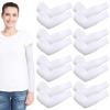 Eurzom 8 Pairs Eczema Sleeve for Adult Teens Eczema Psoriasis Unisex Arm Leg Sleeve for Women Men UV Protection Sleeves(Small) view 1