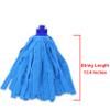 6 PCS Blue Microfiber Mop Replacement Compatible with All Standard US Threading Pole &0.8" Diameter Mop Handle view 4
