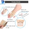 3 Pairs of Metatarsal Pads for Women and Men , Ball of Foot Cushions for Pain Relief of Bunions&Morton's Neuroma,Metatarsal Sleeve/Socks with Built-in Soft Gel Pad (X-Large,Beige) view 3