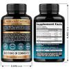 GABA L-Theanine 900 mg - Made in USA - Magnesium | Vitamin B6 - Calm, Sleep, Relaxation & Mood Support - 750 mg Gamma AminoButyric Acid, 150 mg L-Theanine - Non-Habit Forming, Vegan - 120 Capsules view 2